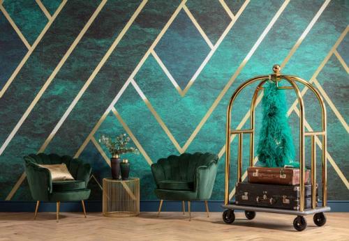 Fåtölj Lilja, Mörkgrön