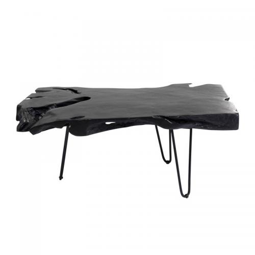 Soffbord Aspen Trä, Svart