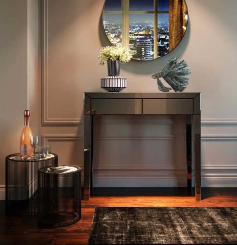 Sidobord Wire Svart - set om 2 st.