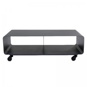 Tv-Bänk Lounge Grafitgrå, på hjul