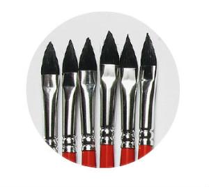 Penselset, Rund Artist 2,4,6