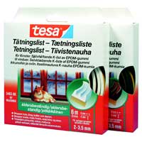 Tätlist E-EPDM, 1-3,5mm, 6m