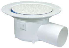 Golvbrunn Purus 75mm Sidutlopp