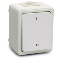 Strömbrytare, utv, 2-pol, IP44