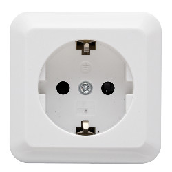 Vägguttag UPL, 1-V, Jord