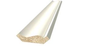 Taklist Allm. 15 x 43, Vit