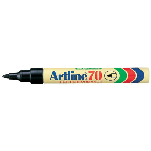 Märkpenna svart Artline 70