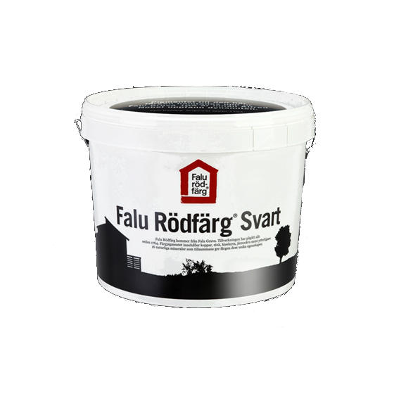 Falurödfärg svart