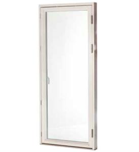 Fönsterdörr 9 x 21, Trä, Vit