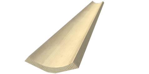 Hålkäl 12 x 43, för snedtak