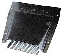 Ventilationsbeslag, metall