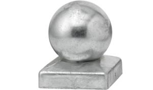 Stolplock med kula 71x71 mm