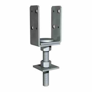 Stolpsko U, justerbar till plint, 84-104 mm