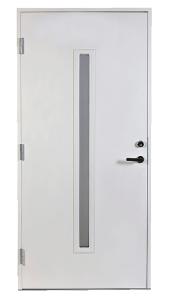 Enkeldörr SY107 10 x 21, Vit