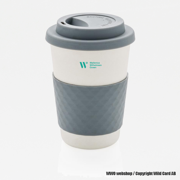 ECO Bamboo fibre coffee cup.