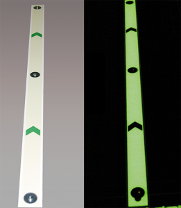 Efterlysande gallerdurkslist med pil