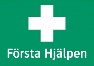Första hjälpen nödskylt | Everglow.se