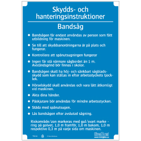 Slöjdinstruktion Bandsåg