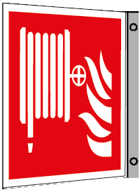 ISO Brandpost flaggskylt