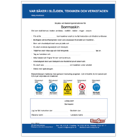 Elevmaterial Borrmaskin | Everglow.se