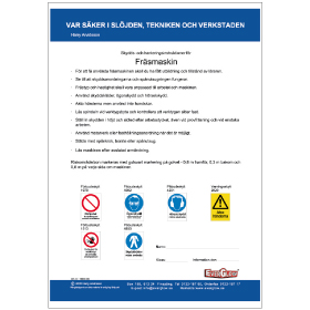 Elevmaterial Fräsmaskin | Everglow.se