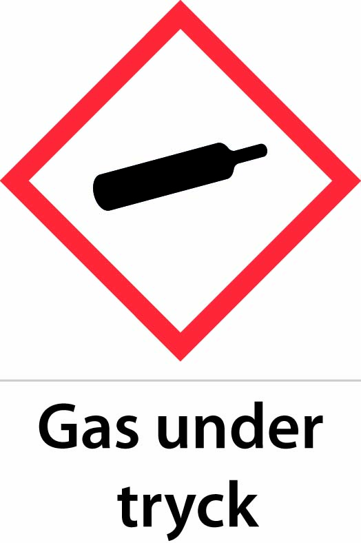Gas under tryck A5 plast