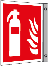 ISO Handbrandsläckare flagga