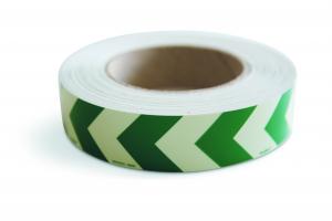 Efterlysande varningstejp grön