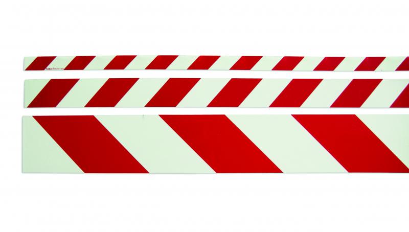 Efterlysande varningsmarkering röd