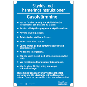 Slöjdinstruktion Gasolvärmning