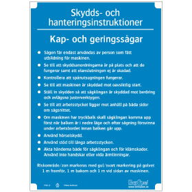 Slöjdinstruktion Kap- och geringssåg