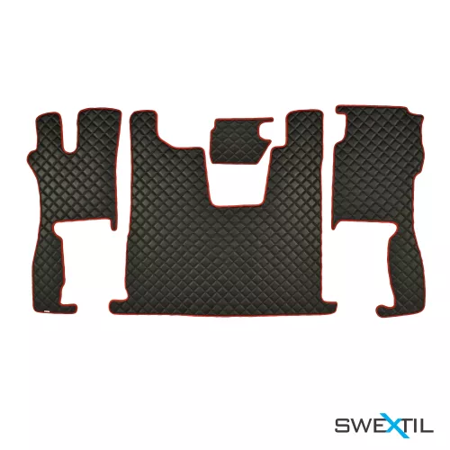 Scania Next Gen R: Luftstol/Vilostol Automat Diamant Svart/Röd