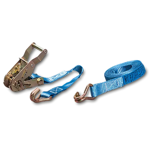 Spännband med krok 1000 kg 0,3+4,7 m 25mm