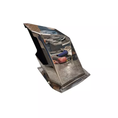 Avgasrör Volvo EW och EC fyrkantig