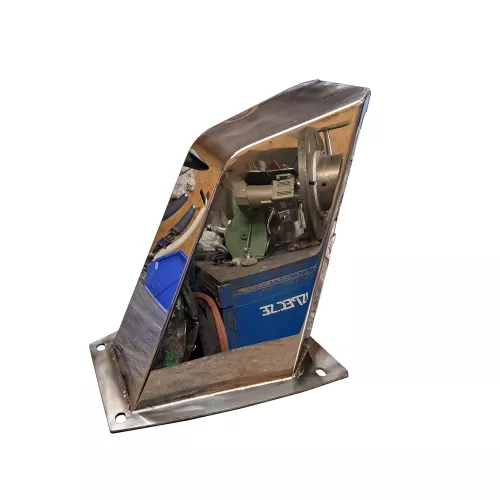 Avgasrör Volvo EW och EC fyrkantig