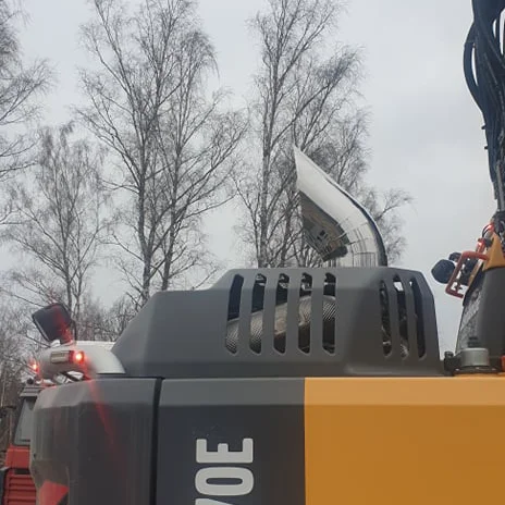 Avgasrör Volvo EWR 170 E Radieböj