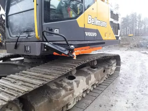 Brøytstegen utan platform Orange 4 steg