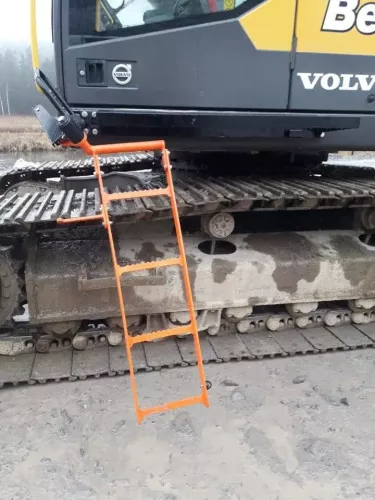 Brøytstegen utan platform Orange 4 steg