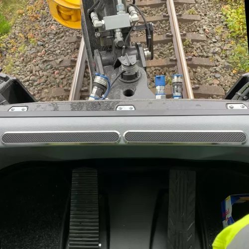 Fotstöd Rostfri/gummi