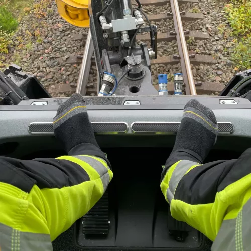 Fotstöd Rostfri/gummi