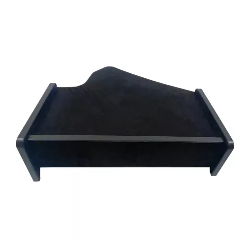 Centrerat bord Scania G/P/R -2008 Lång instrumentbräda Alcantara Svart