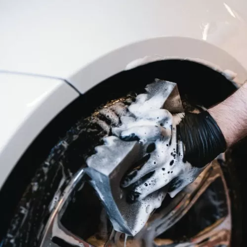 Pureest våfflad tvättsvamp  2-pack