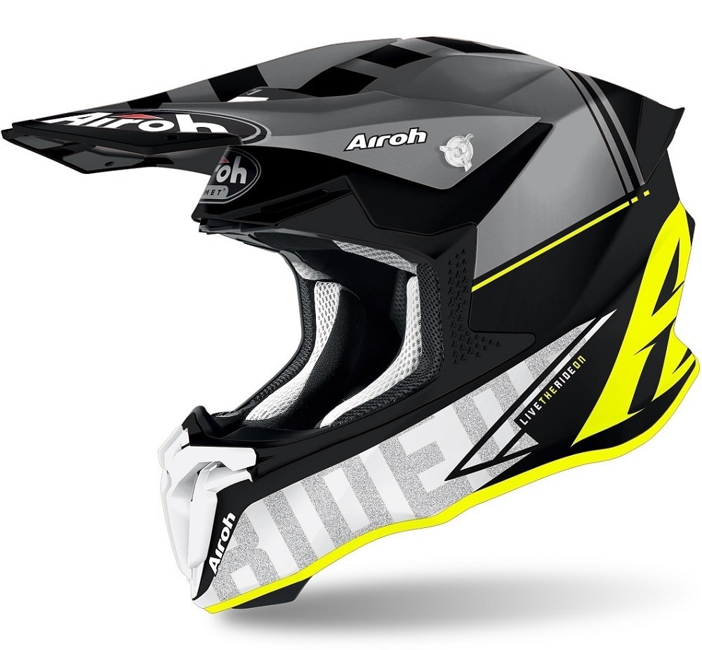 Airoh Twist 2 Tech Crosshjälm Mattgul