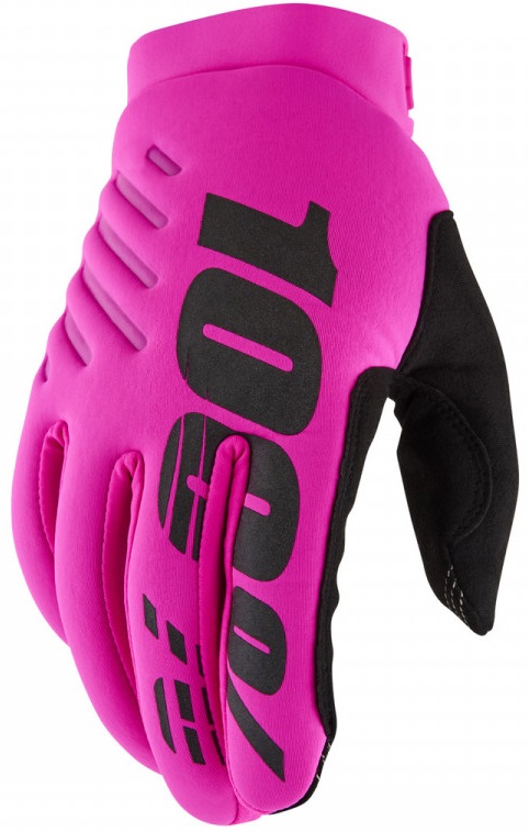 100% Brisker Handskar Rosa/Svart