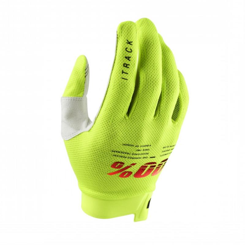 100% Itrack Barn Crosshandskar Neon Gul