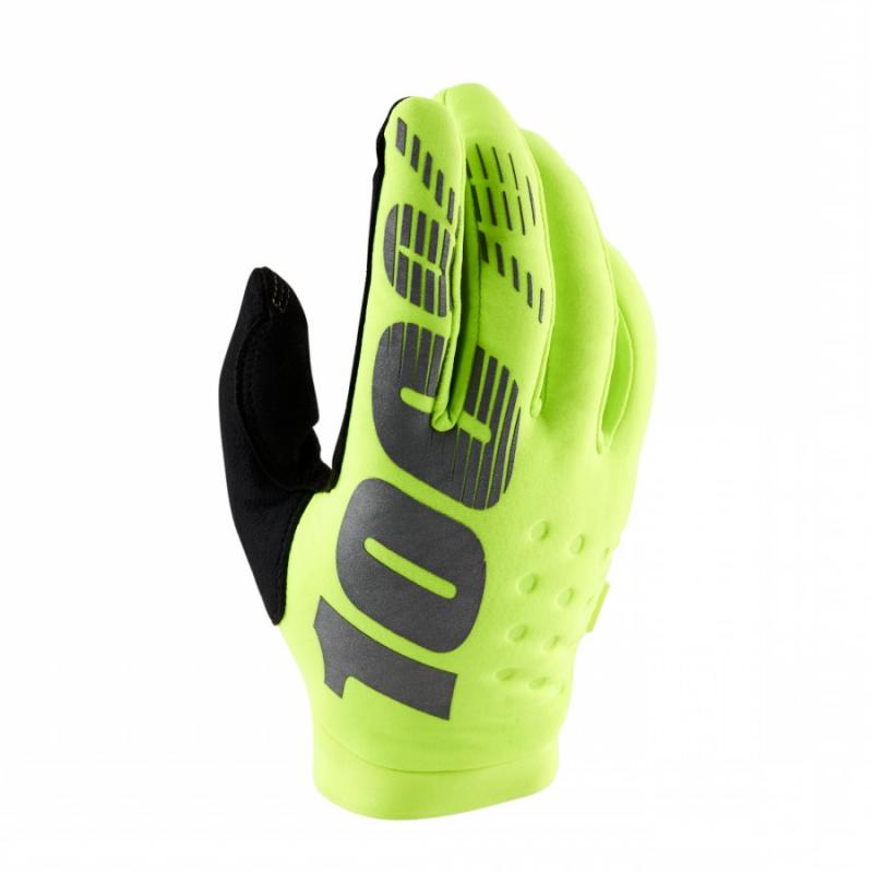 100% Brisker Barn Crosshandskar Neon Gul