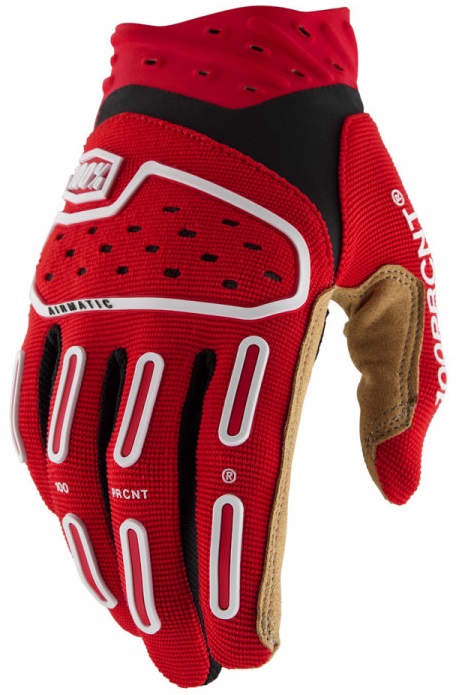 100% Airmatic 2 Crosshandskar Röd/Svart