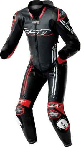 RST Race Dept V4.2 D3O Airbag Skinnställ Svart/Vit/Röd