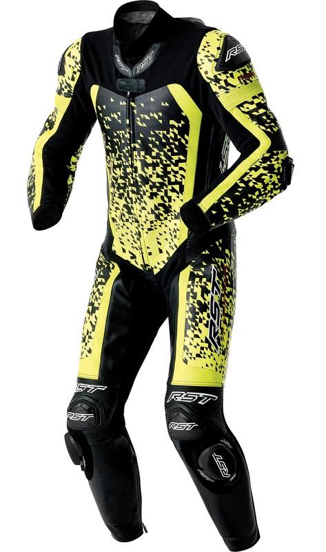 RST Pro Series D3O Airbag Skinnställ Svart/Flou-Gul