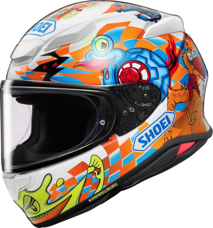 Shoei NXR 2 Yagyo TC-2 Hjälm Orange/Blå/Vit/Gul